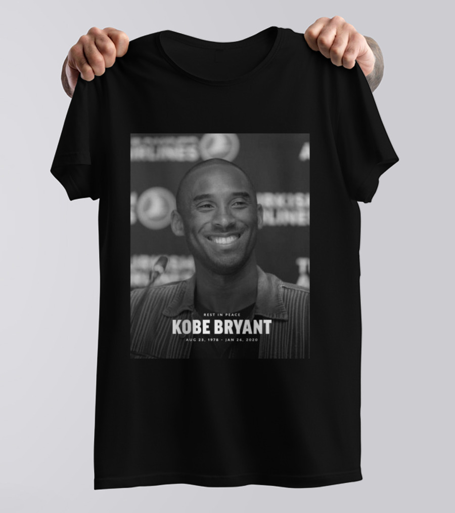 Rest In Peace Kobe Bryant Aug 23 1978 Jan 26 2020 T-Shirt