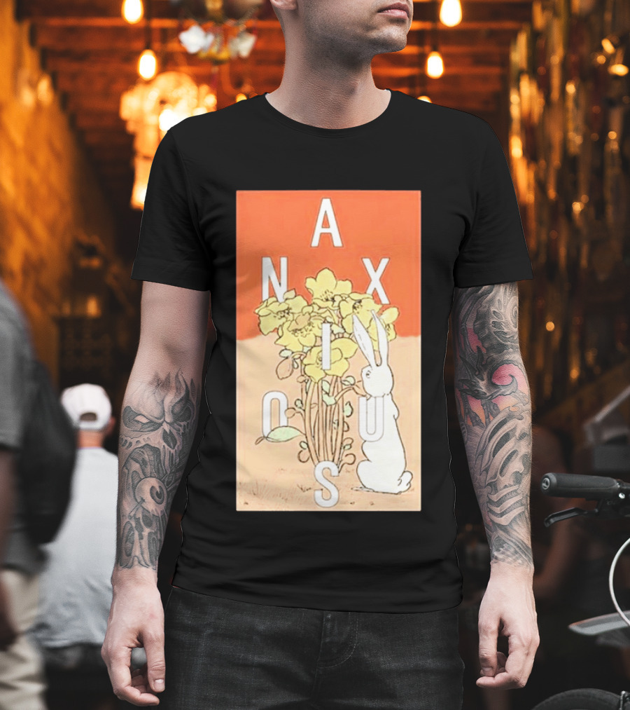 Anxious Tour 2026 Bouquet And Rabbit Summer Fall T-Shirt