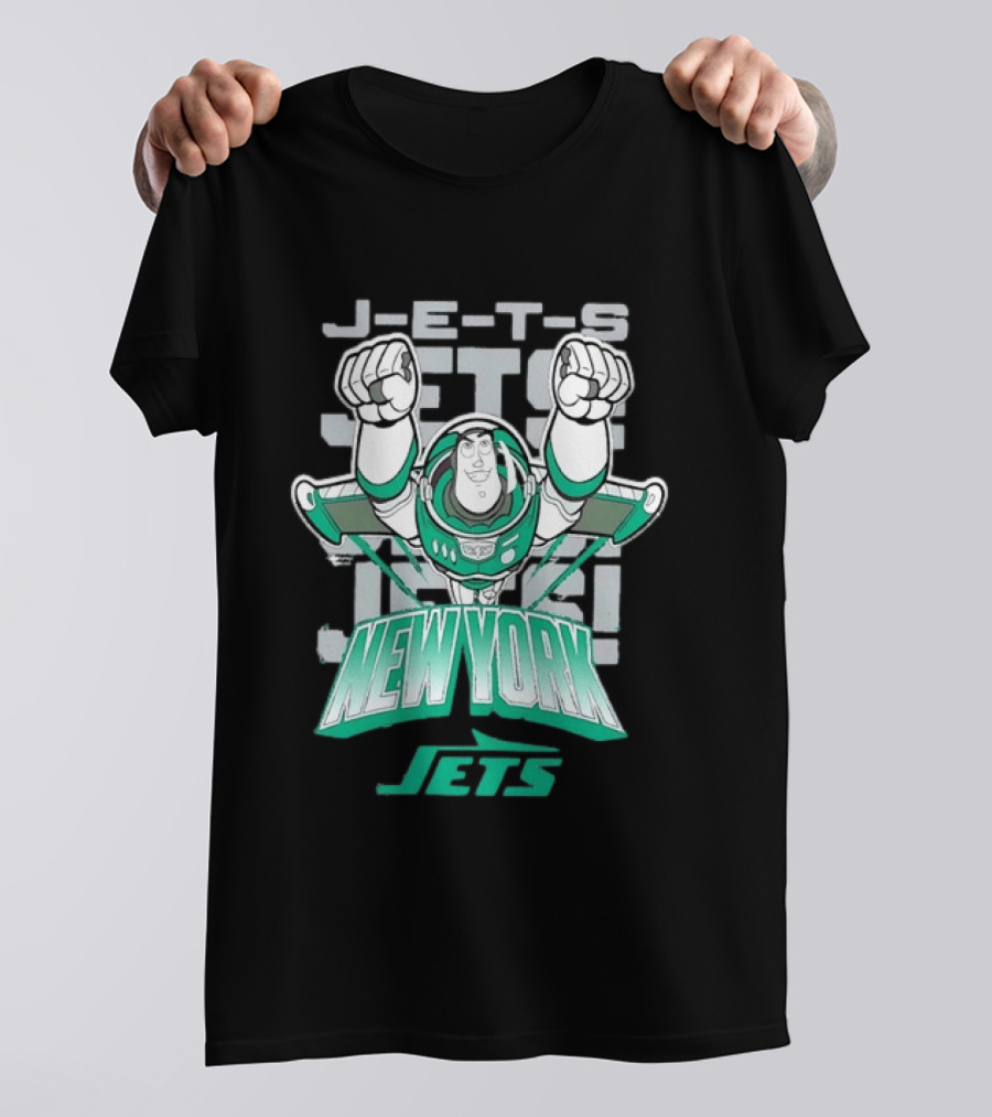 Buzz Lightyear New York J E S Football Team Fan T-Shirt