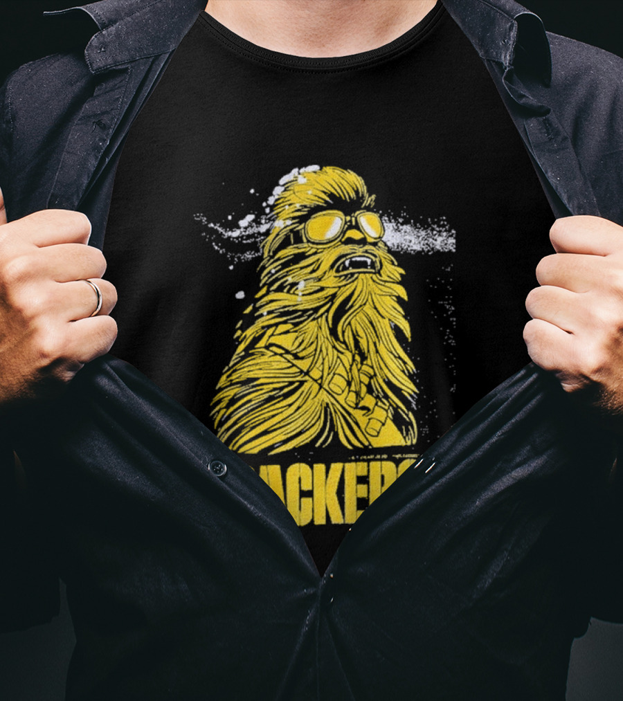 Disney Marvel Chewbacca Packers Collaboration Star Wars X Green Bay Fan T-Shirt