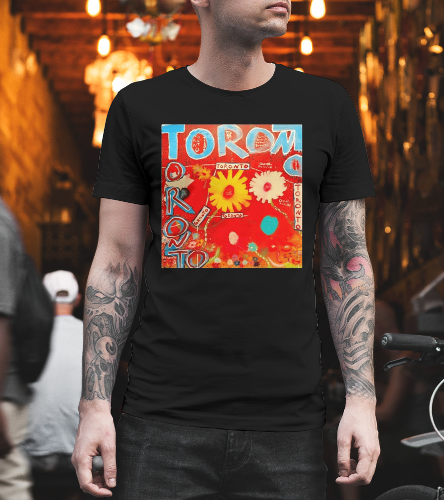 Toronto Floral By Ceare Painting Colorful Flowers T-Shirt