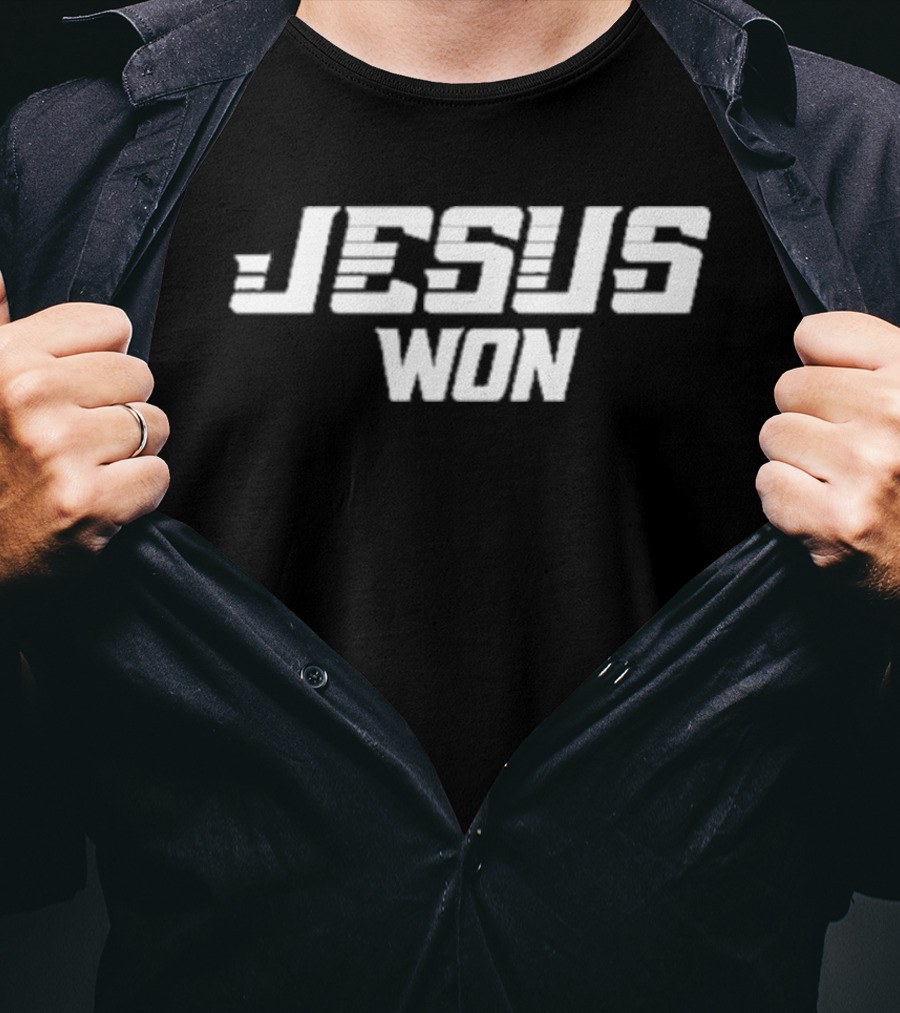 Grand Canyon Baseball Jesus Won Text Christian T-Shirt