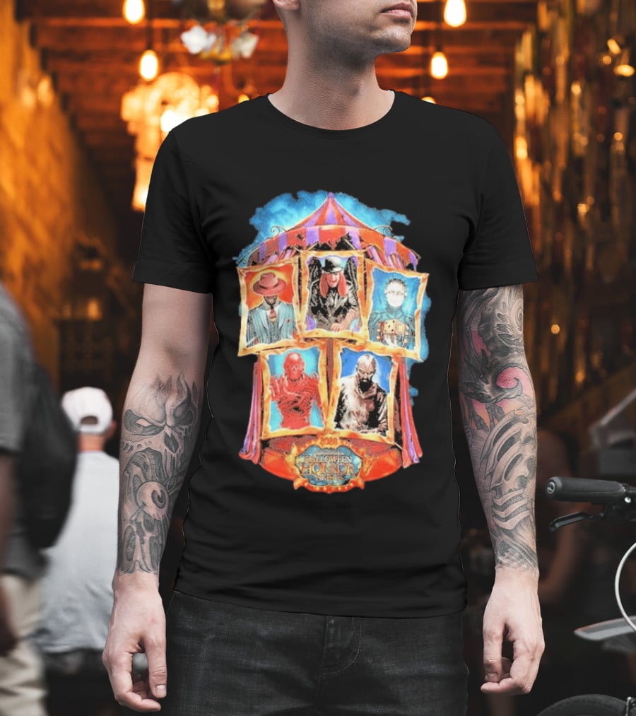 Halloween Horror Nights 2026 Key 2028 Horror Extravaganza T-Shirt