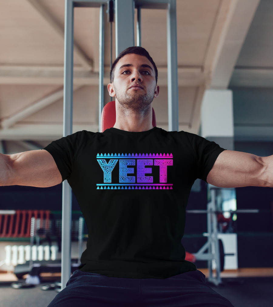 YEET Tribal Slang Gradient T-Shirt