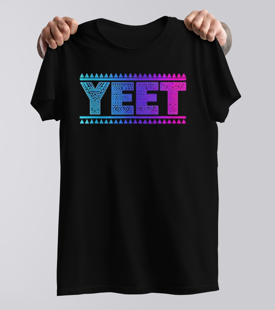 YEET Tribal Slang Gradient T-Shirt