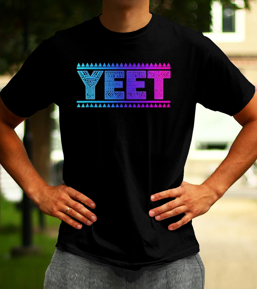 YEET Tribal Slang Gradient T-Shirt
