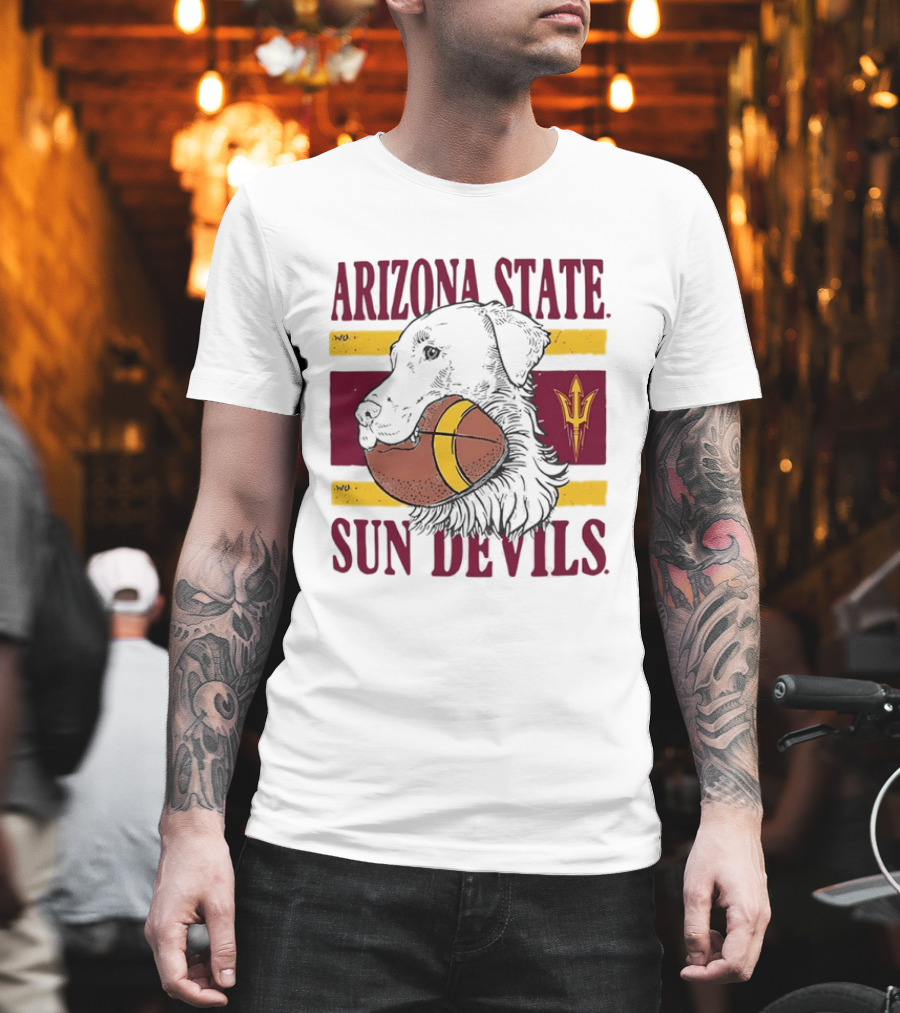 Arizona State Sun Devils Dog Football Team Spirit T-Shirt