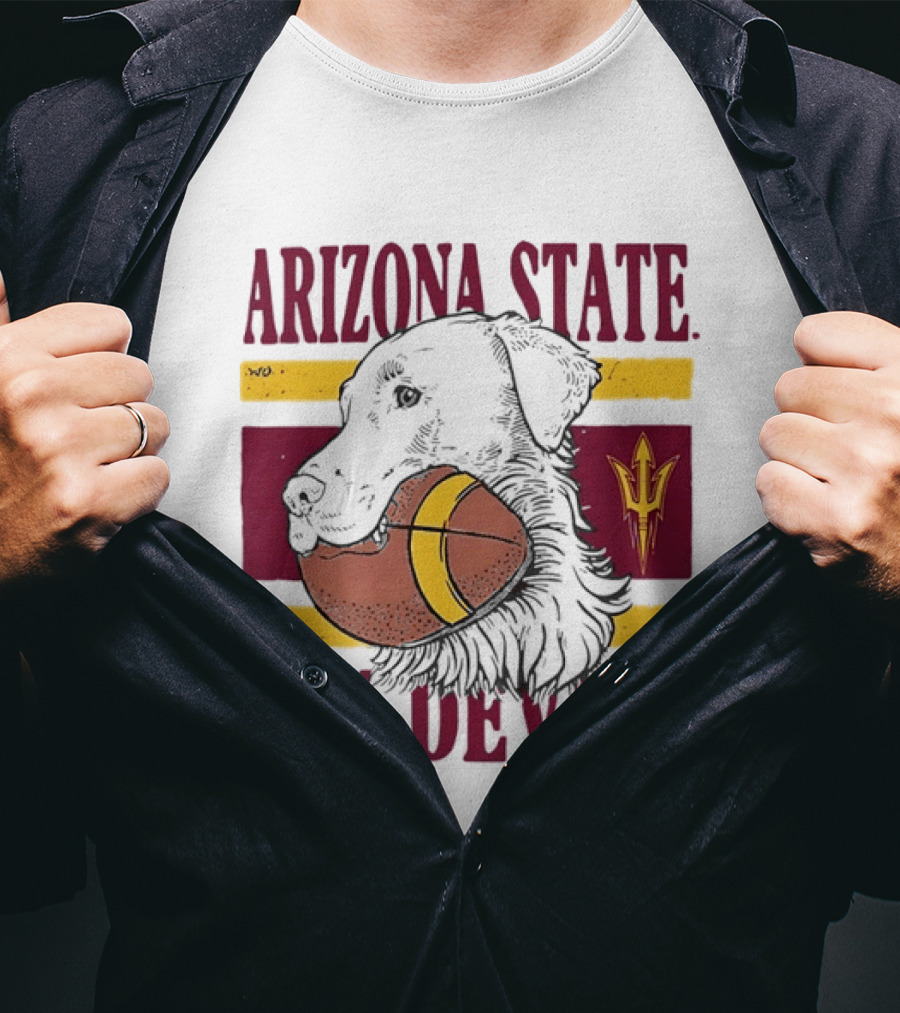 Arizona State Sun Devils Dog Football Team Spirit T-Shirt