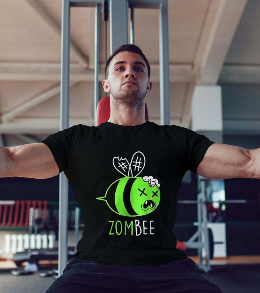 Zombee Brainy Undead Insect Horror Bee T-Shirt