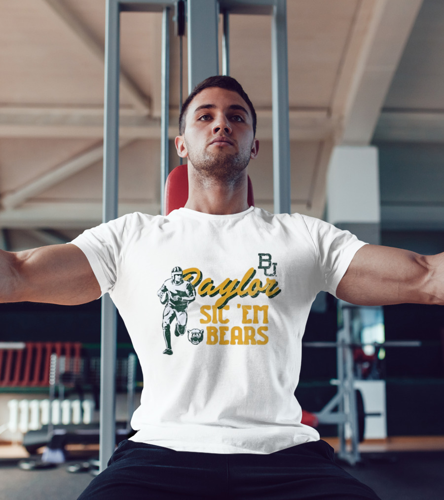 Baylor Bears Sic 'Em BU Football Eighteen Forty Five T-Shirt
