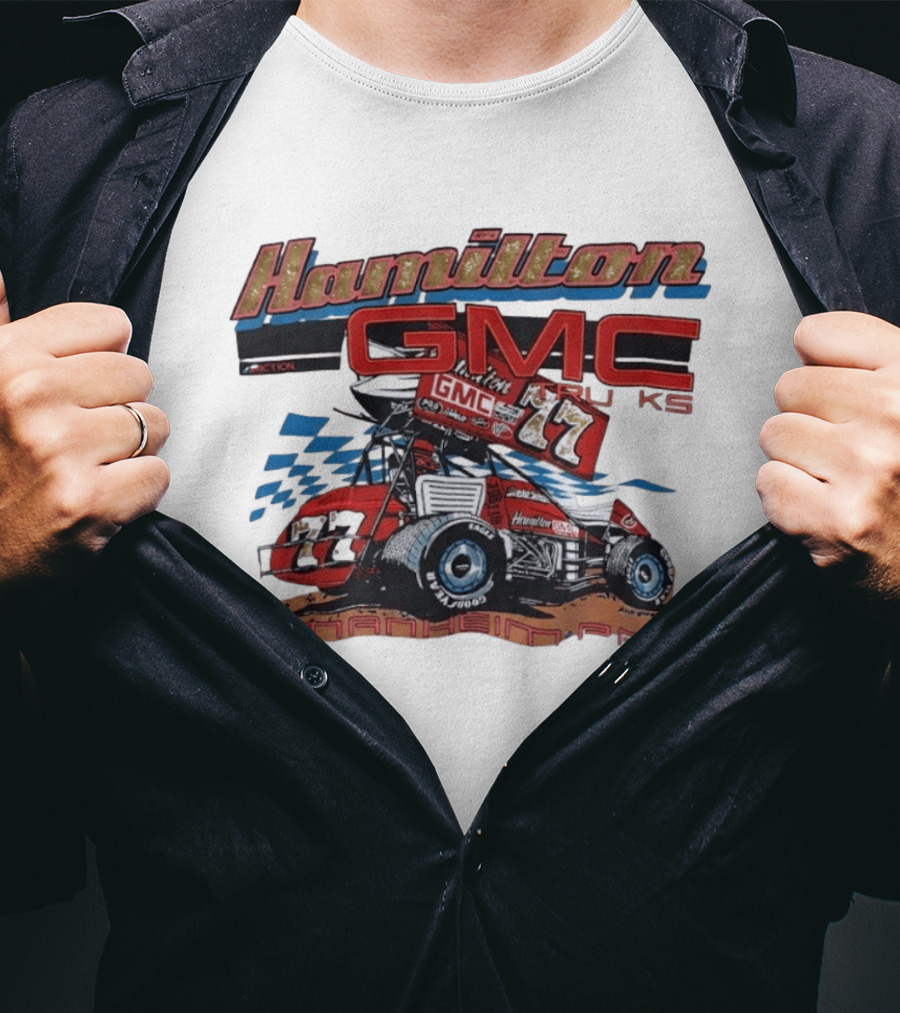 Hamilton GMC Trucks 77 Sprint Car Racing Manheim PA T-Shirt