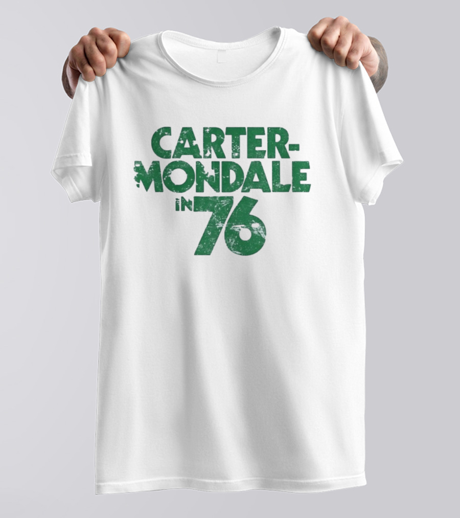 Carter Mondale In 76 Distressed Campaign T-Shirt