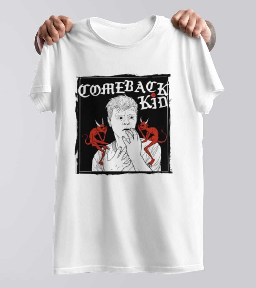 Comeback Kid Grey The Wrong Side Store Unique Artistic T-Shirt