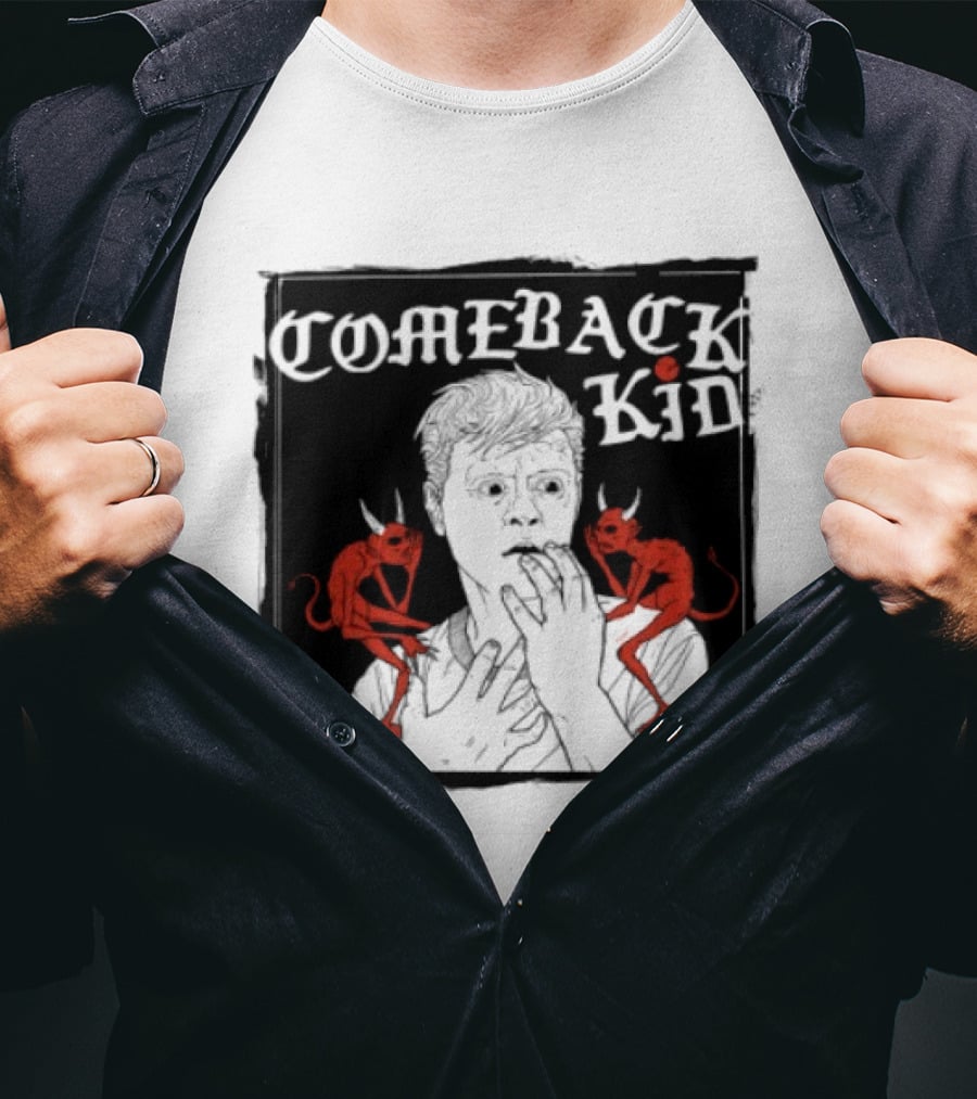 Comeback Kid Grey The Wrong Side Store Unique Artistic T-Shirt