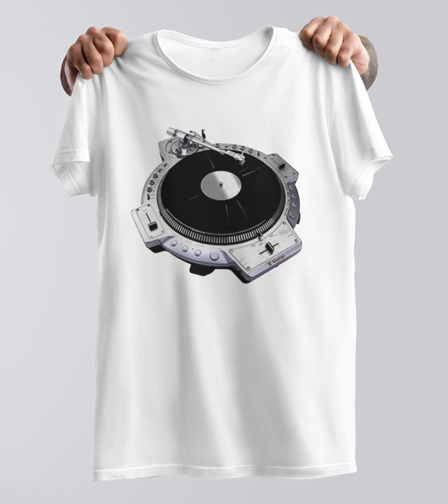 Vestax QFO Turntable Professional DJ Equipment Scratch Mixing T-Shirt