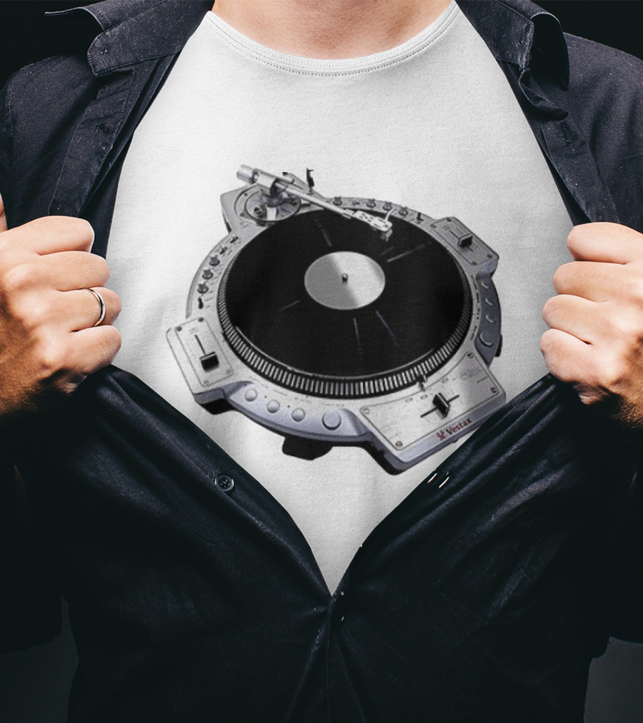 Vestax QFO Turntable Professional DJ Equipment Scratch Mixing T-Shirt