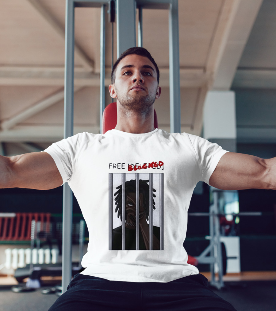 Free Blocked The Commissary Villain Dept Character Behind Bars T-Shirt