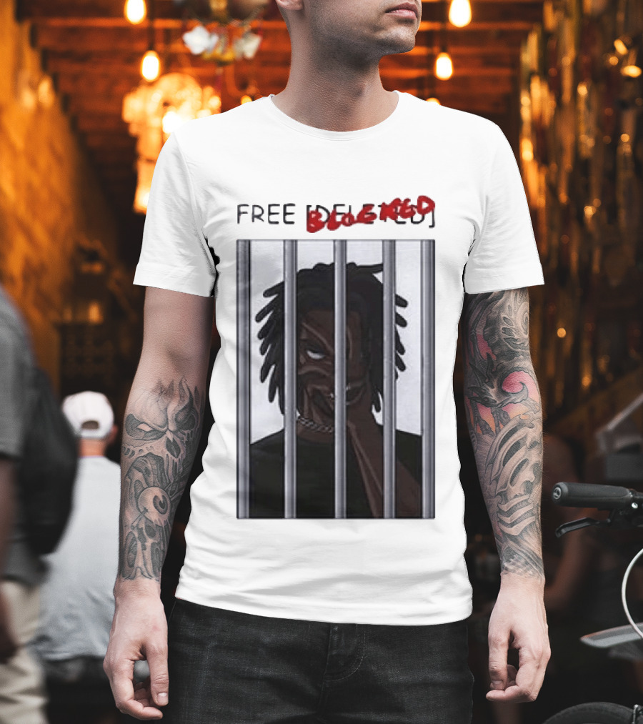 Free Blocked The Commissary Villain Dept Character Behind Bars T-Shirt