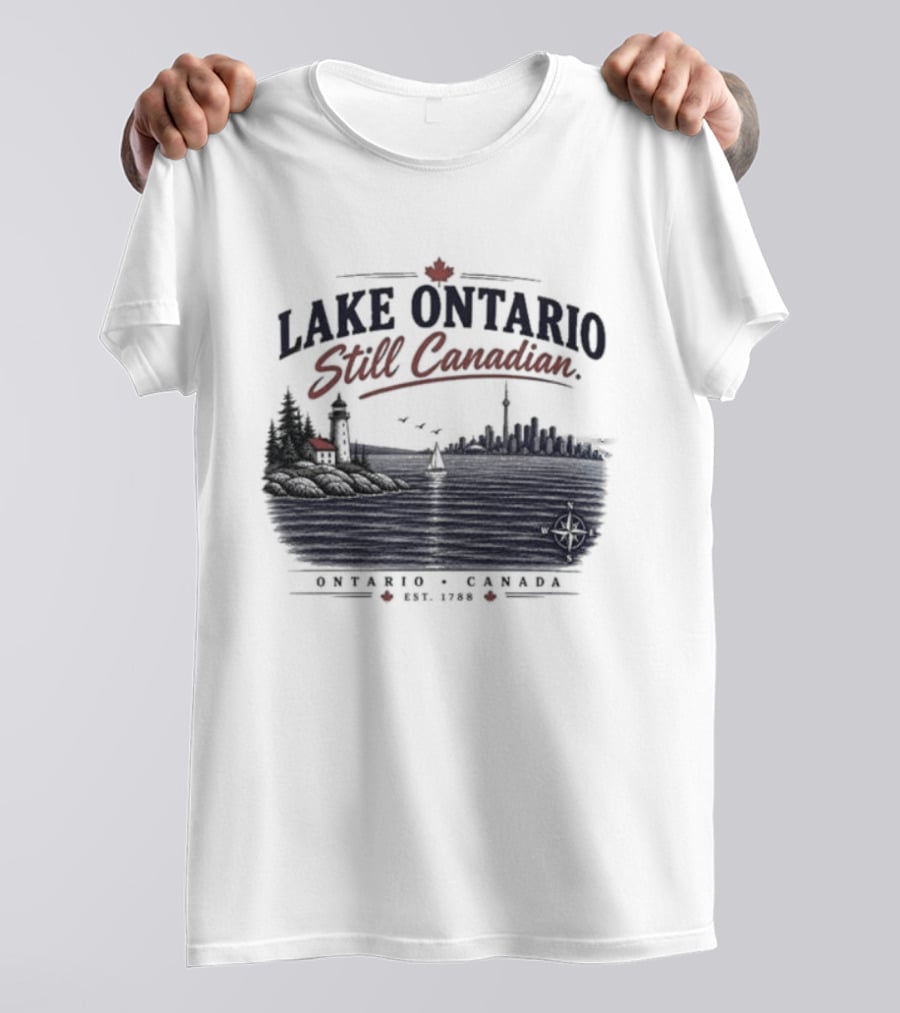 Lake Ontario Still Canadian Classic Canada Since 1812 T-Shirt