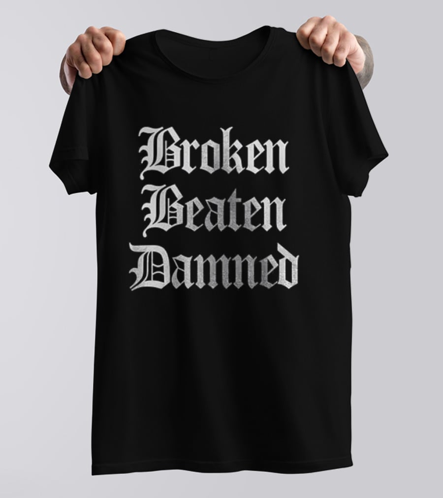 Broken Beaten Damned My Chemical Romance Skeleton T-Shirt