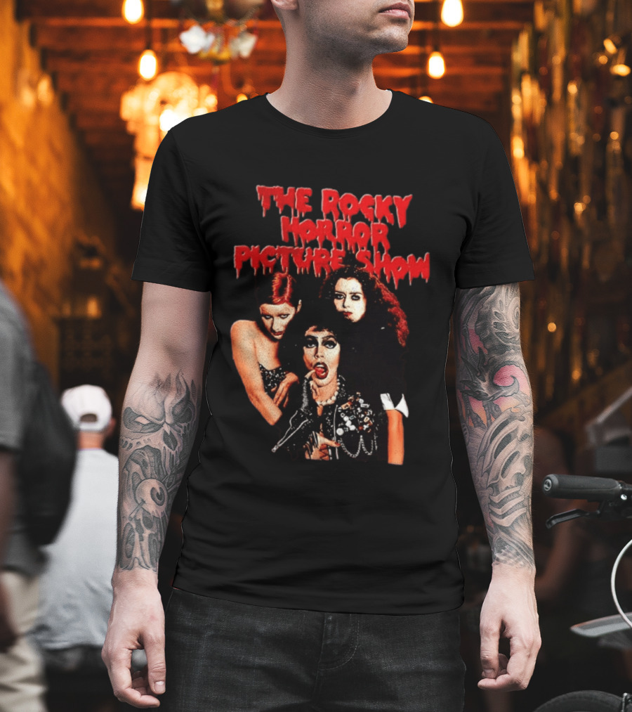 The Rocky Horror Picture Show Dr Frank N Furter Columbia Magenta T-Shirt
