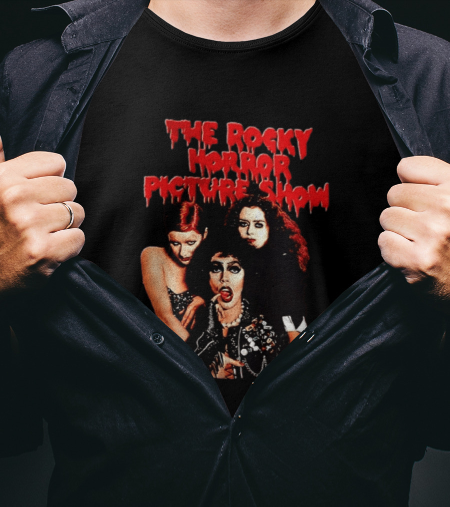 The Rocky Horror Picture Show Dr Frank N Furter Columbia Magenta T-Shirt