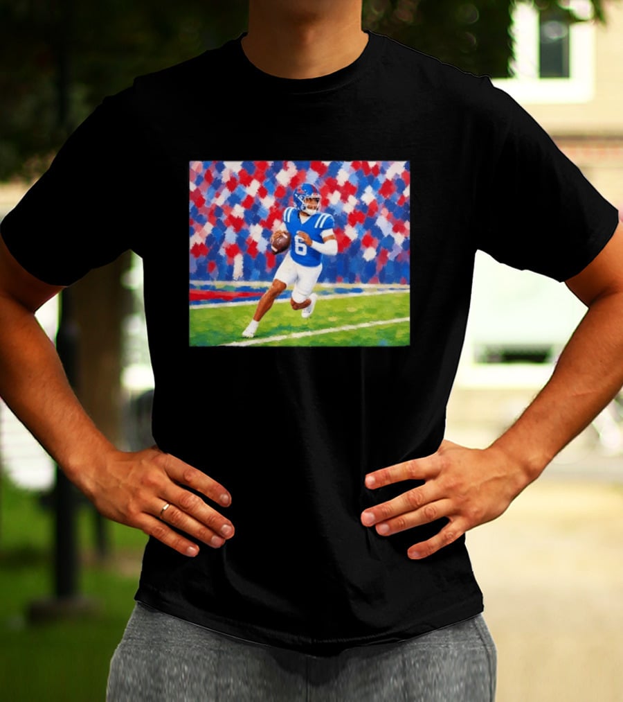 Trinidad Chambliss Quarterback No 6 University Of Mississippi Football T-Shirt