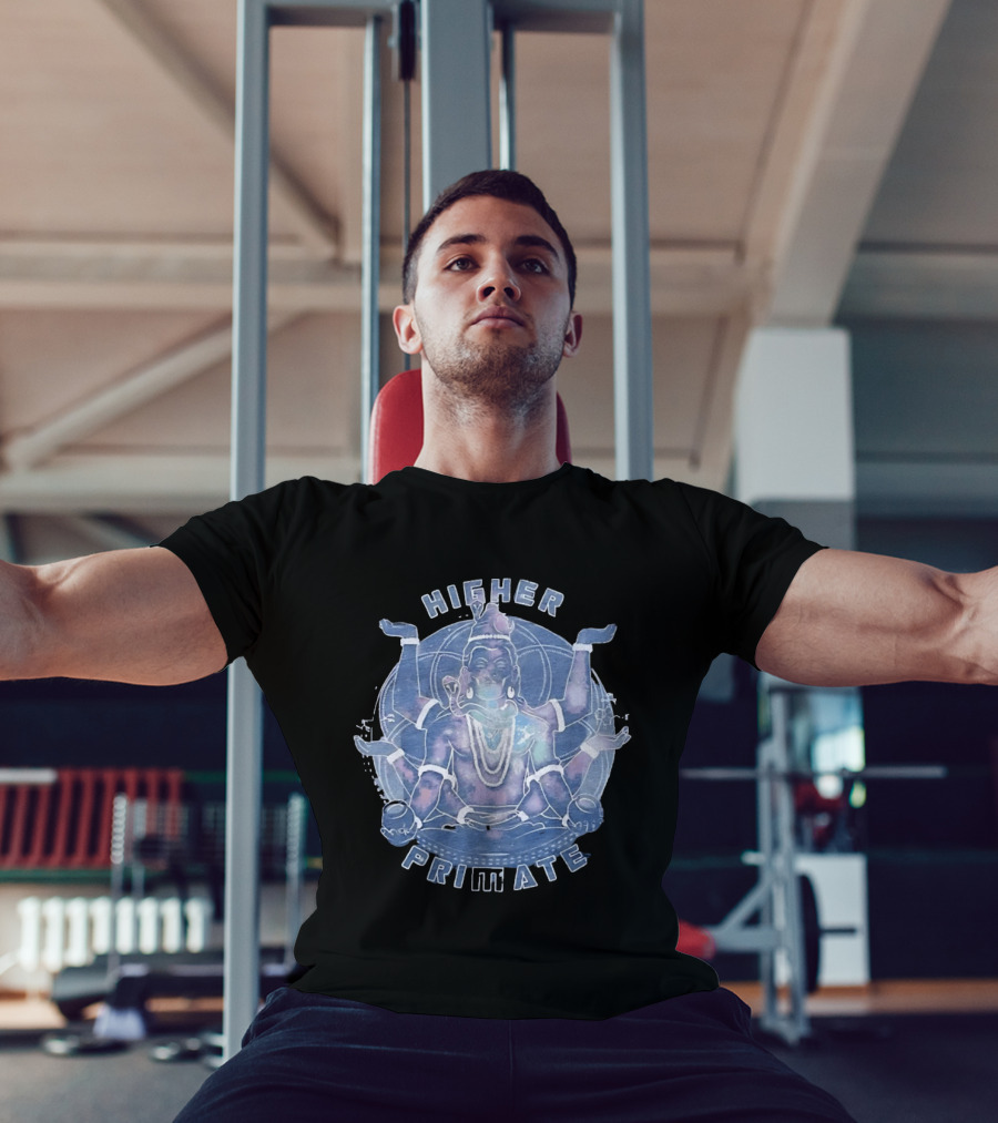 Higher Primate Shiva Meditation Galaxy Spiritual T-Shirt