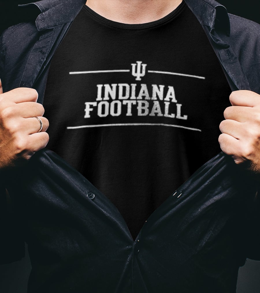 Indiana Hoosiers Football Now Until Forever Coach Caricature T-Shirt