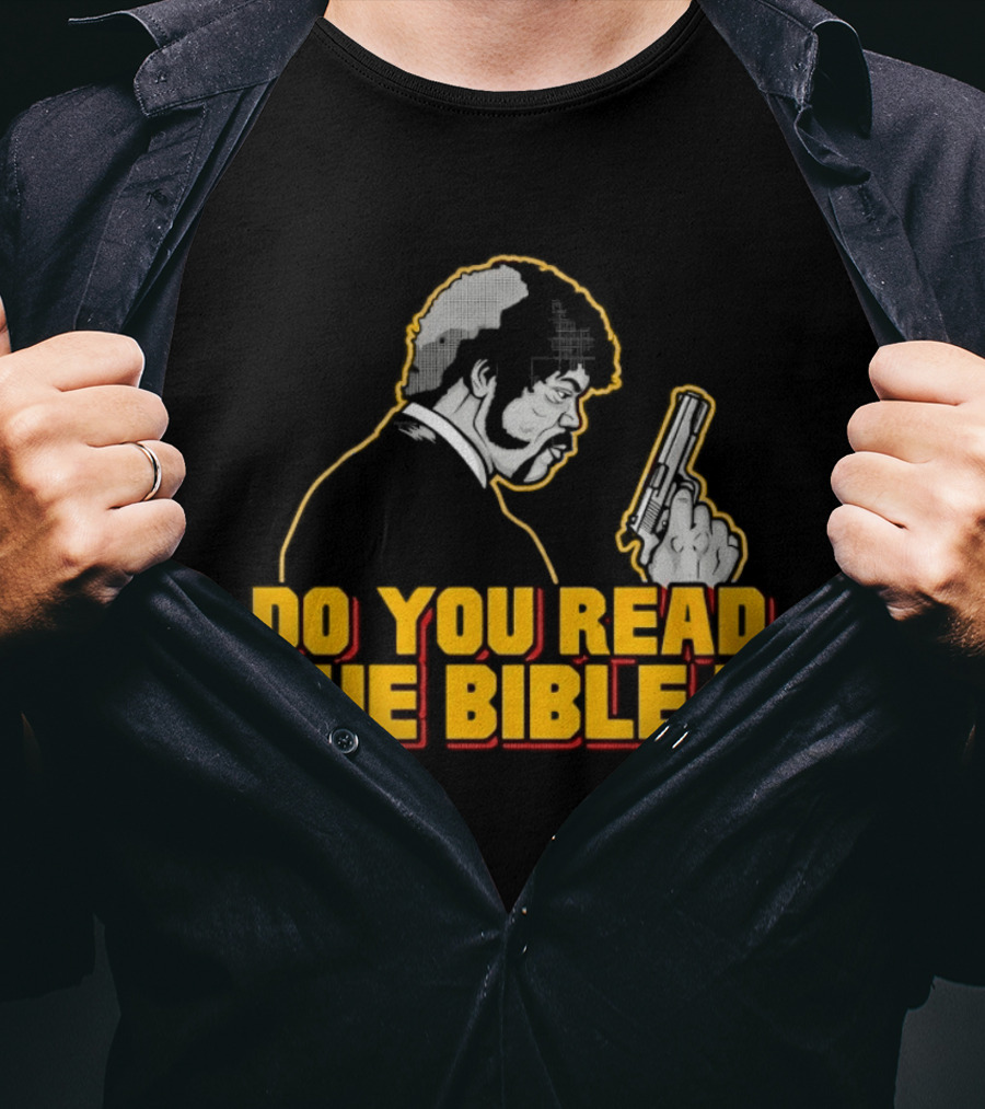 Jules Winnfield Do You Read The Bible Pulp Fiction T-Shirt