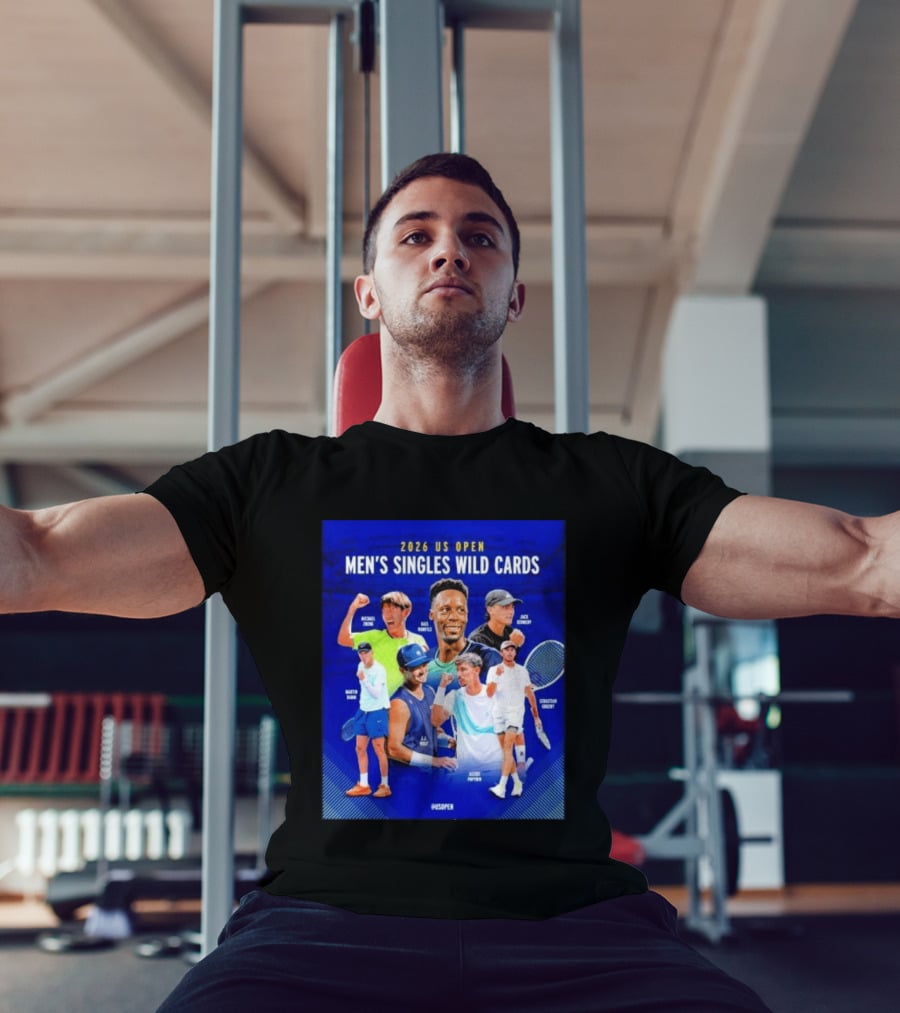 2026 US Open Men's Singles Wild Cards Michael Zheng Gael Monfils Jack Sock Martin Damm Alex Michelsen Ben Shelton Alexei Popyrin Dominic Stricker T-Shirt