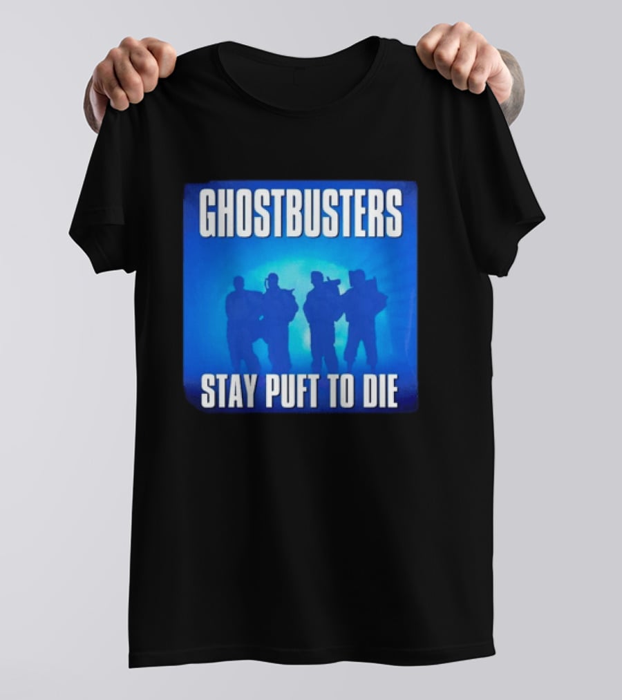 Ghostbusters Stay Puft To Die Marshmallow Man Classic Movie T-Shirt