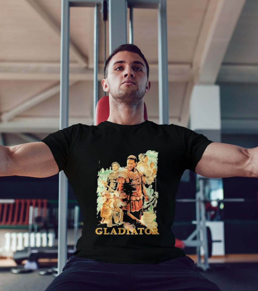 Gladiator Maximus Collage Russell Crowe Roman Warrior Epic T-Shirt