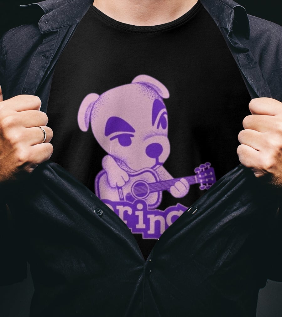 KK Slider Prince Life Is Just A Party And Parties Aren't Meant To Last Purple Guitar T-Shirt