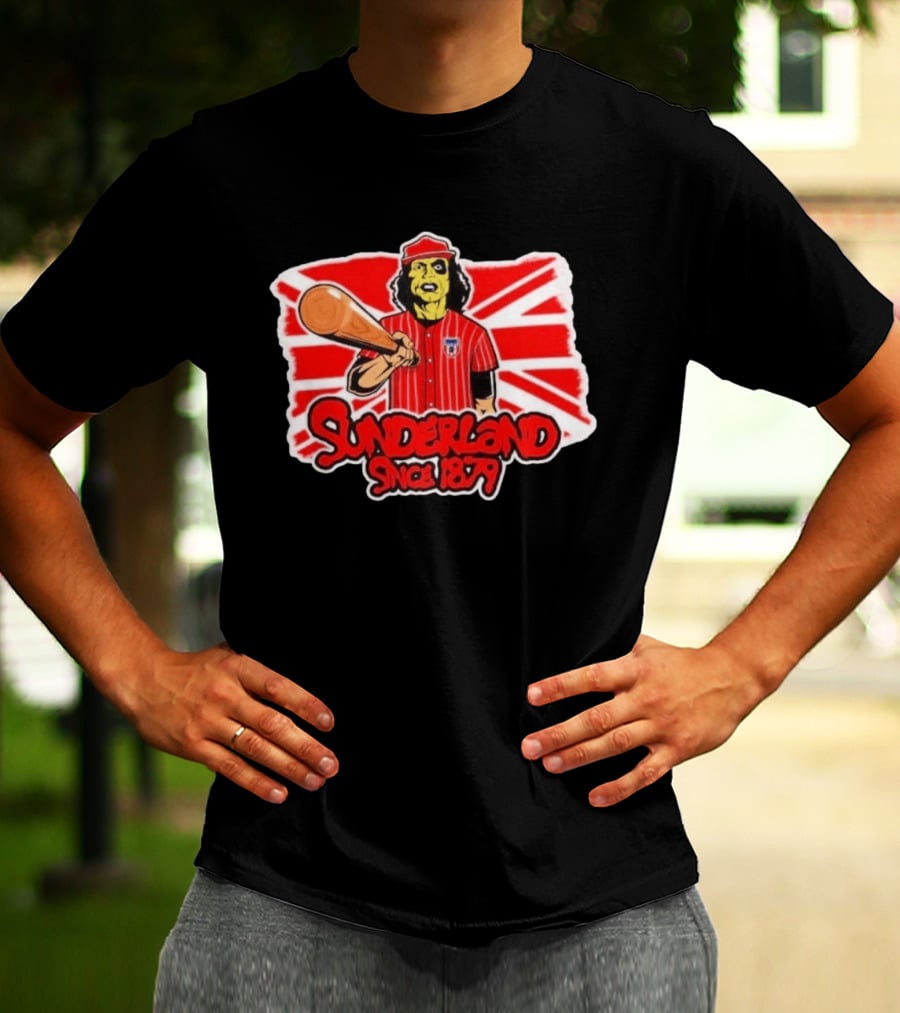 Sunderland Since 1879 Warrior Football Soccer Union Jack T-Shirt
