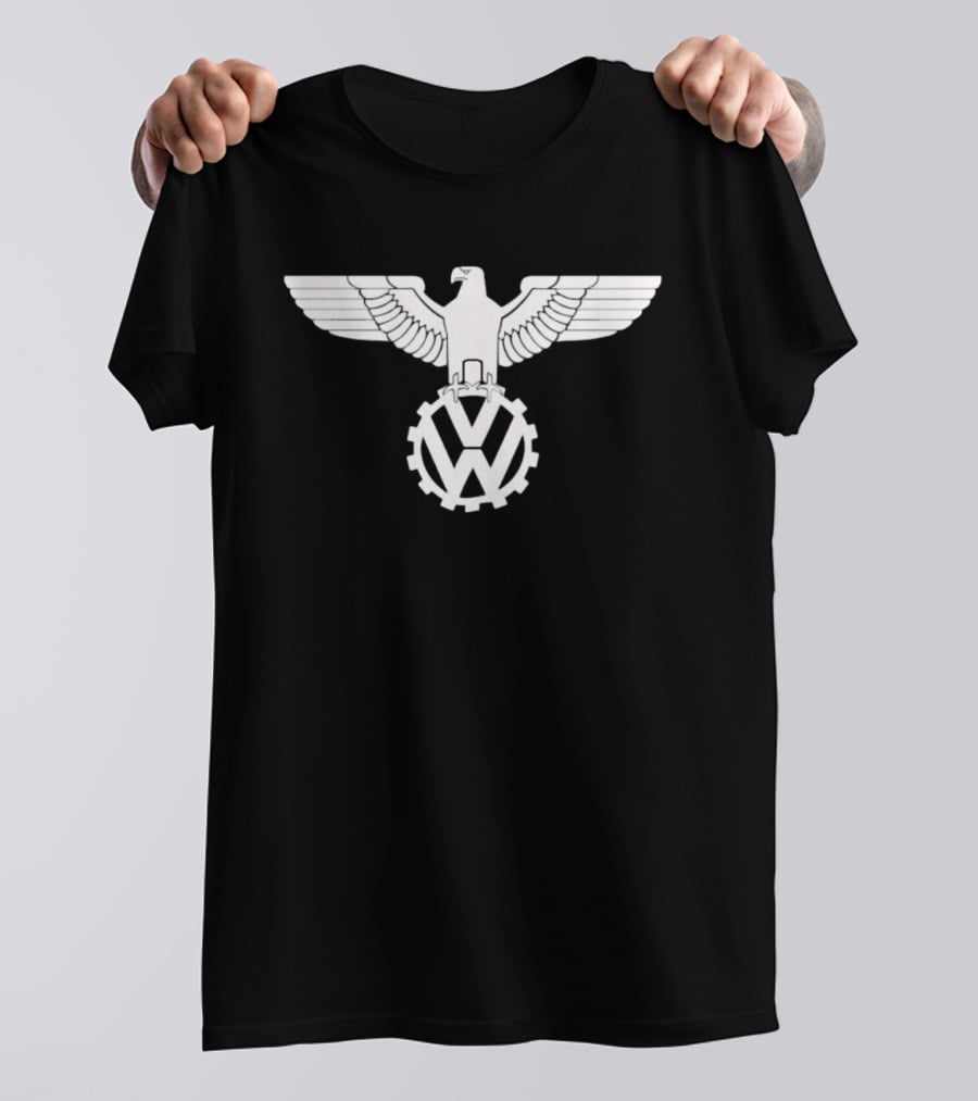 Volkswagen Eagle VW Automotive Emblem Icon With Cogwheel Wings T-Shirt