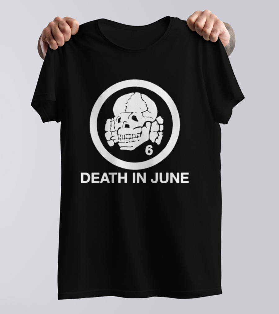Death In June Skull 6 Neofolk Douglas Pearce T-Shirt