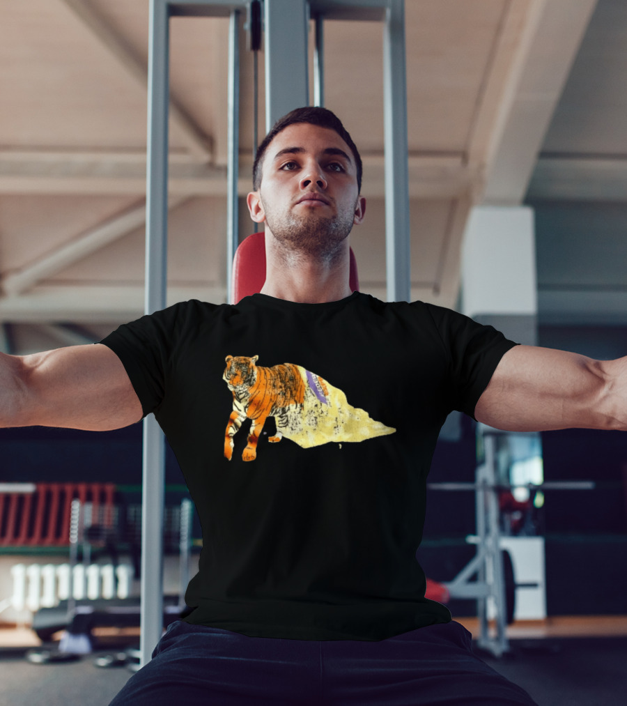 FedEx Tiger Wrapped In Distressed Envelope Packaging Vintage Aesthetic T-Shirt