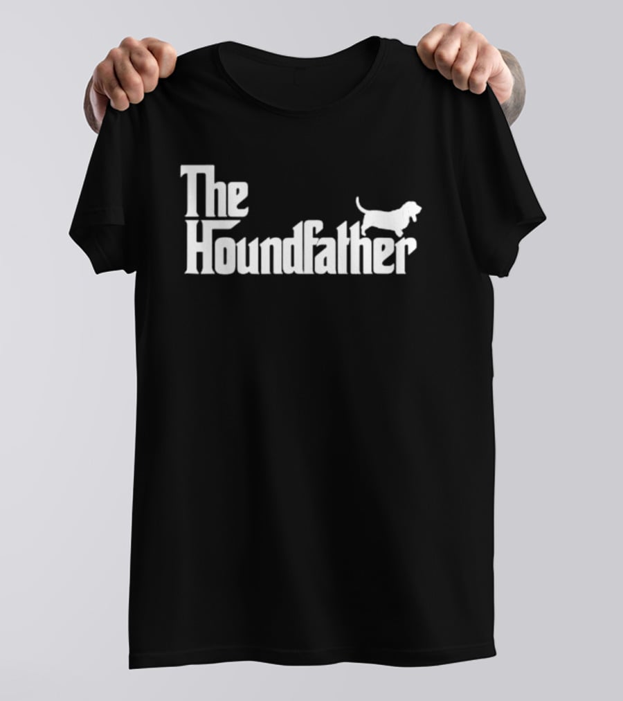 The Houndfather Basset Hound Dog Lover The Godfather T-Shirt