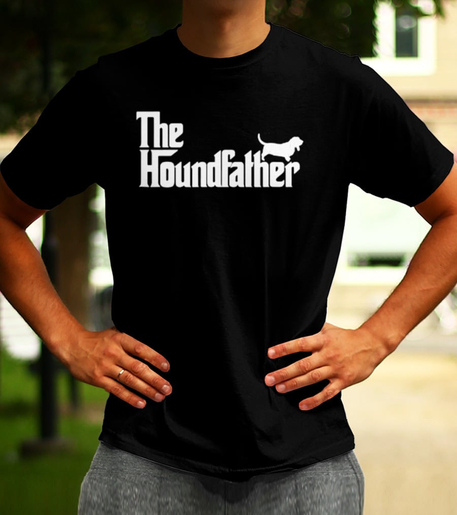 The Houndfather Basset Hound Dog Lover The Godfather T-Shirt