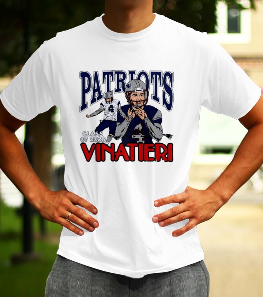 Patriots Vinatieri Class Of 2026 T-Shirt