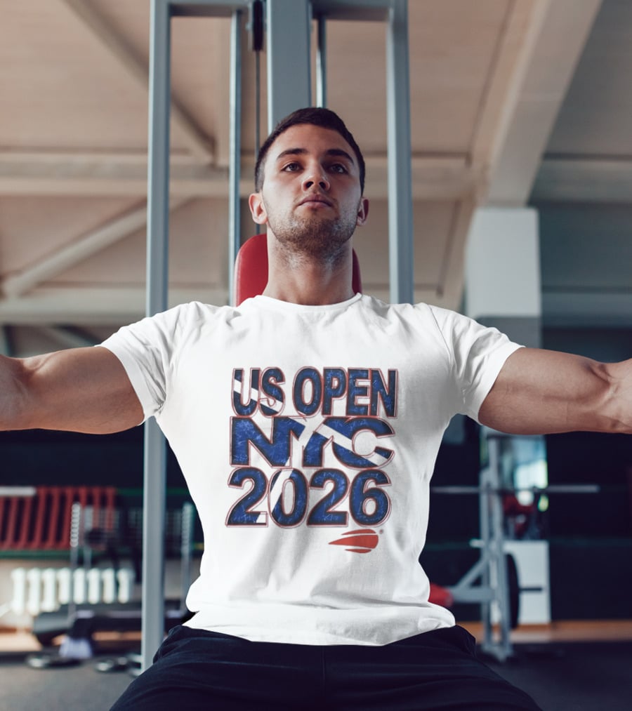 US Open NYC 2026 Tennis New York City Distressed T-Shirt