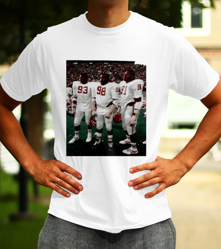 Oklahoma Sooners Football Players 93 98 91 On Field Sports Team Fan Gear T-Shirt
