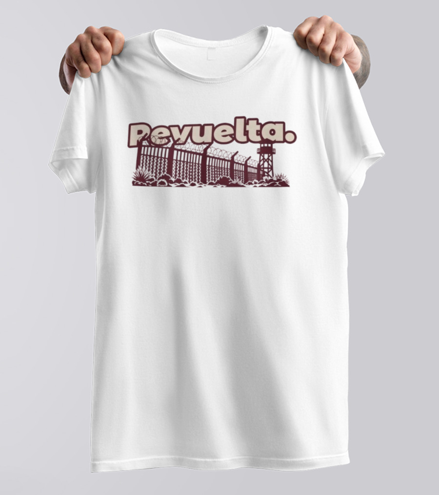Peyuelta Prison Fence Barbed Wire Tower T-Shirt