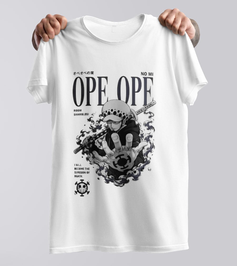 Ope Ope No Mi Trafalgar Law Surgeon Of Death One Piece T-Shirt