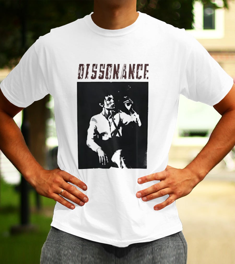 Dissonance Bruce Lee Distressed T-Shirt
