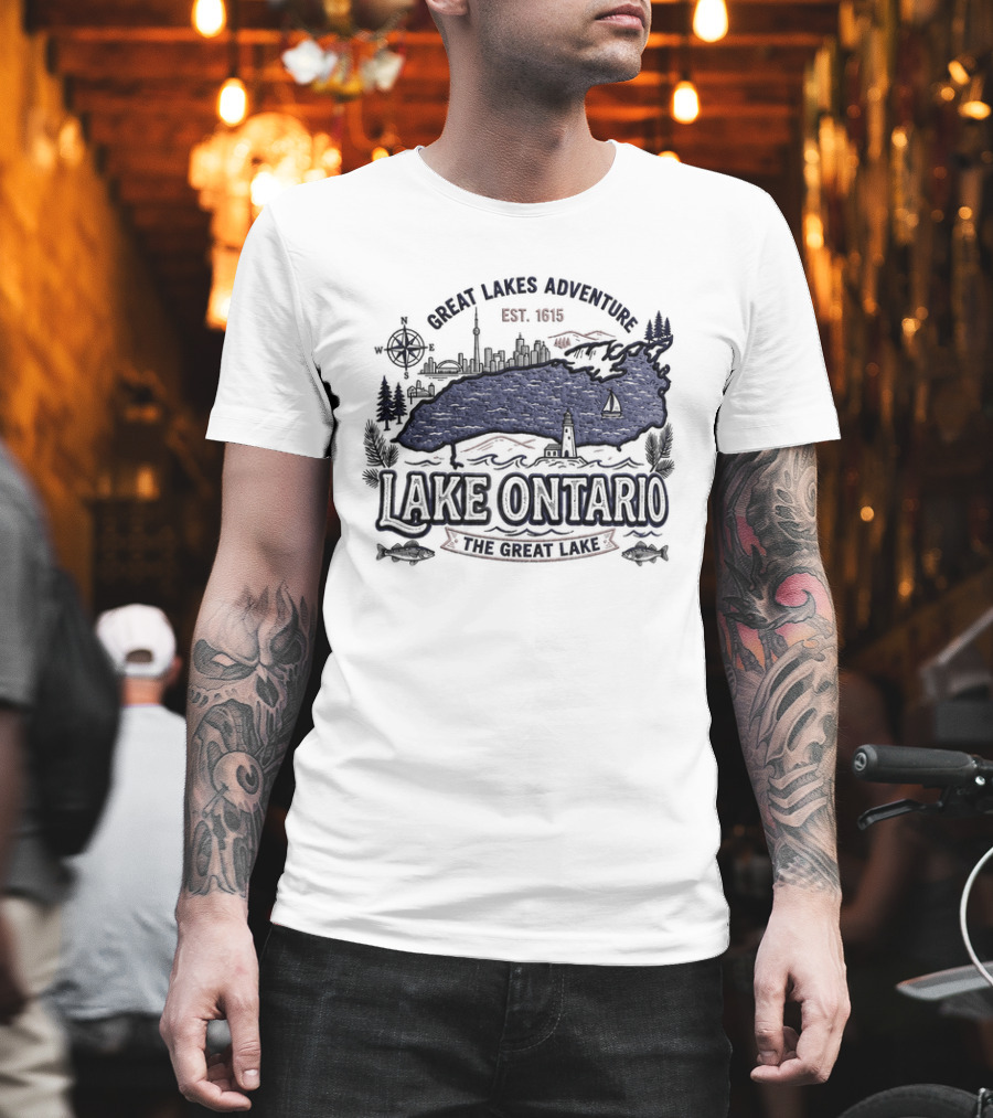 Great Lakes Adventure Lake Ontario Est 1815 The Great Lake T-Shirt