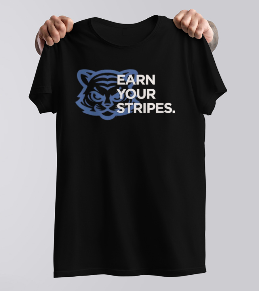 Detroit Tigers Earn Your Stripes MLB T-Shirt