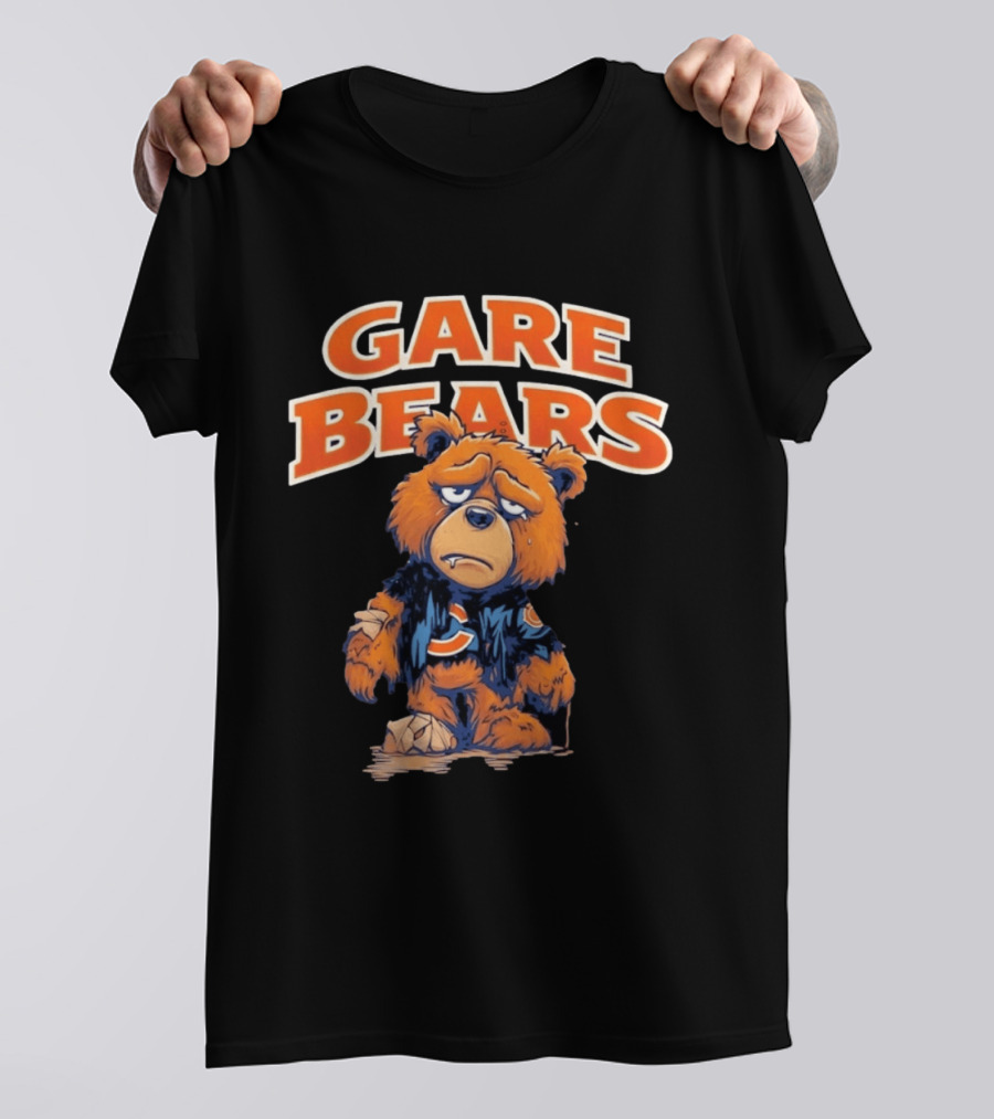 Gare Bears Sad Bear Chicago Bears Football T-Shirt