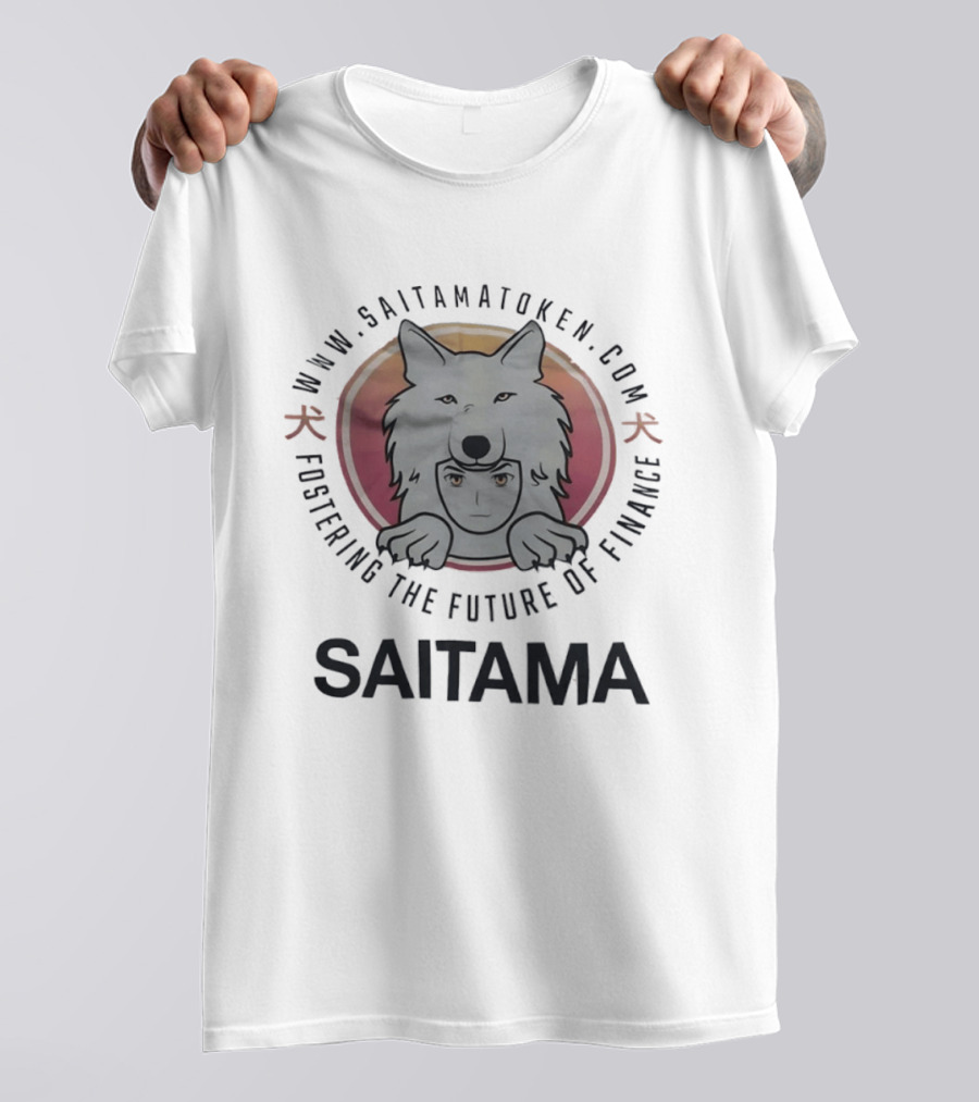 SaitamaToken Fostering The Future Of Finance Wolf Head T-Shirt